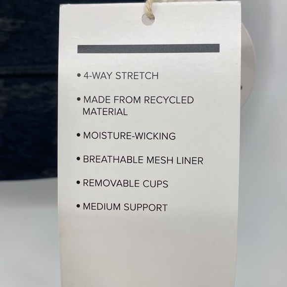 Vuori Elevation Bra Camo Print Strappy Back Sports Bra Size Large Athletic - Picture 6 of 10